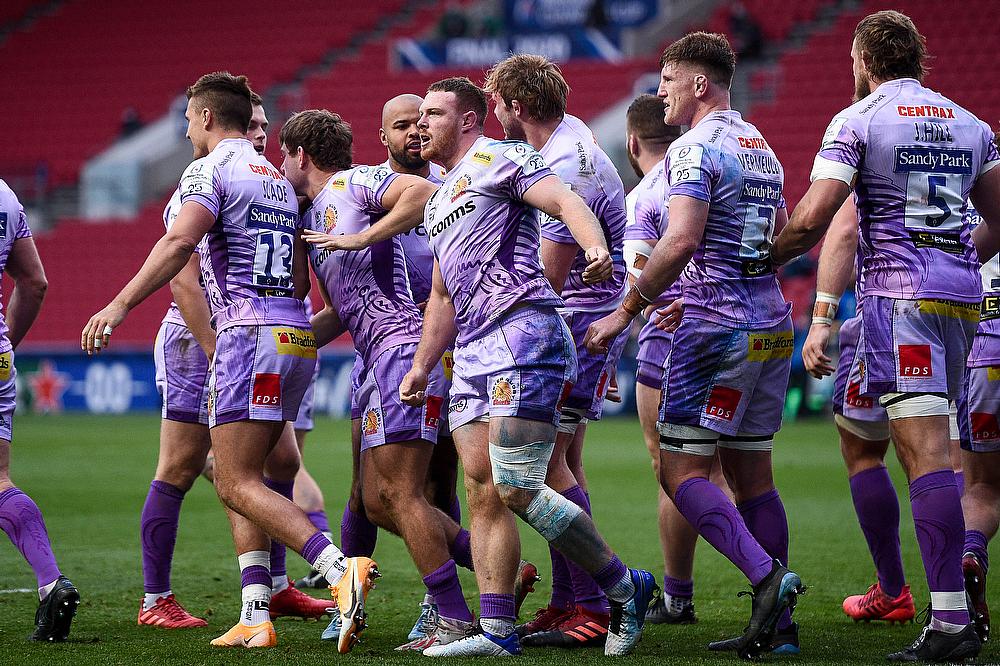 Record breaking Sam Simmonds hat-trick inspires Exeter Chiefs to victory over London Irish